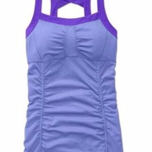 Athleta Medium Scrunch Cami/Tank Top  (PURPLE)
